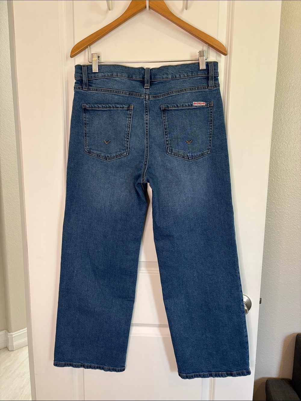 Hudson Rosalie High Rise Wide Leg Jeans Alcott Wash Size 30 - Picture 9 of 14